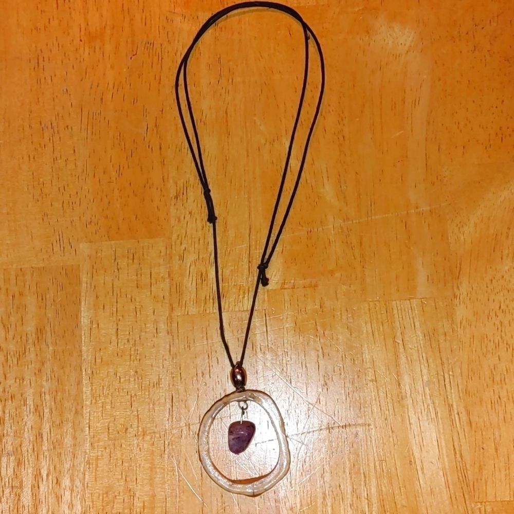 Amethyst necklace